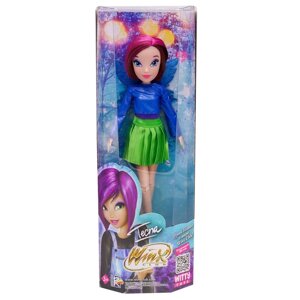 Шарнирная кукла Winx Club "Модная Текна", с крыльями, 24 см