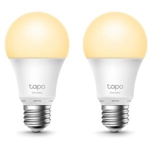 Умная лампа TP-Link Tapo L510E (2pack) E27 8.7Вт 806lm Wi-Fi (упак.:2шт) (TAPO L510E (2-PACK 107634