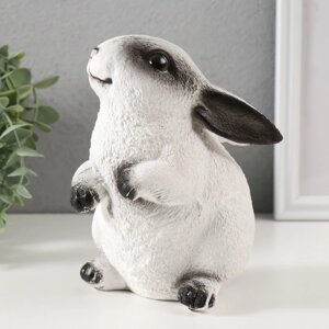 Копилка "Кролик №3 Белый (лапки вниз)" высота 16 см, ширина 10,5 см, длина 12,5 см