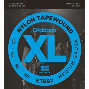 Комплект струн для бас-гитары D'Addario ETB92 Tapewound