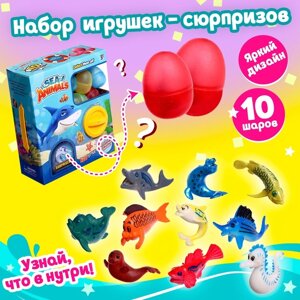 Игрушка-сюрприз "Подводный Мир" в шаре, МИКС