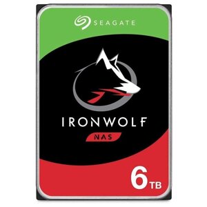 Жесткий диск Seagate SATA-III 6TB ST6000VN006 NAS Ironwolf (5400rpm) 256Mb 3.5"