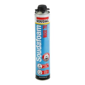 Пена монтажная Soudal Soudafoam Maxi 70, пистолетная, 870 мл