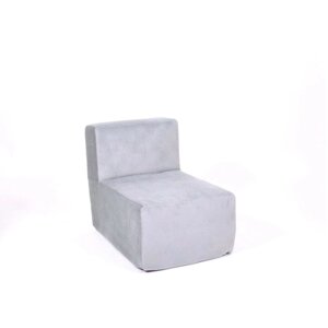 Кресло-модуль "Тетрис", размер 50 80 см, серый, велюр