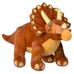 Мягкая игрушка "Динозавр - Трицератопс", 43 см