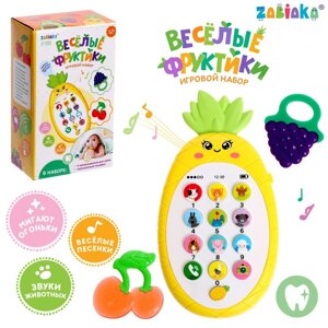 ZABIAKA Игровой набор "Весёлые фруктики" звук, свет SL-06144