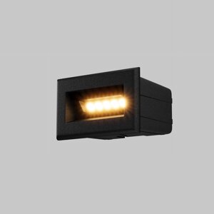 Подсветка для лестниц Outdoor O045SL-L3B3K, 3Вт, 8,4х5,4 см, LED, 250Лм, 3000К, цвет чёрный