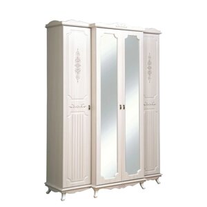 Шкаф для одежды "Кантри" 06.116, 16606102290 мм, патина, цвет вудлайн кремовый