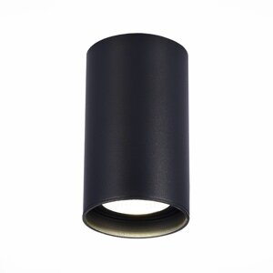 Светильник потолочный GU10, 1x50W L100xW100xH123 220V, без ламп, 15x9,5 см, цвет чёрный