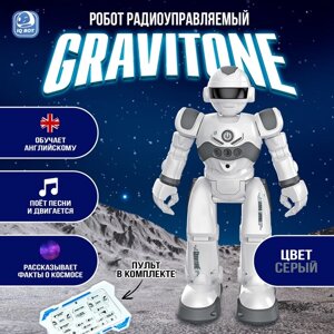 Робот-игрушка радиоуправляемый IQ BOT GRAVITONE, русское озвучивание, цвет серый