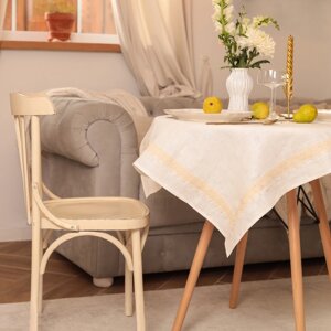 Скатерть Этель Кitchen linen 90х90 см, 100% лён 240 г/м2