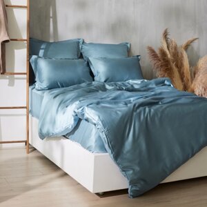 Простыня SL Home Tencel 235*240 см , цв. серо-голубой