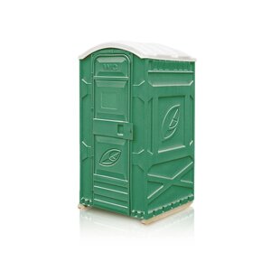 Туалетная кабина, 1.15 1.15 2.3 м, универсальная, цвет зелёный, "Эколайт Стандарт"