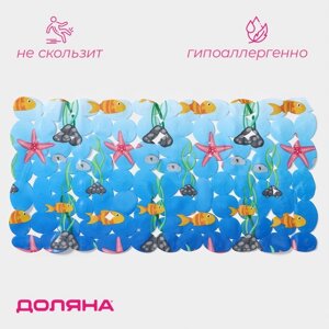 Коврик для ванны Доляна "Лагуна", 3572 см
