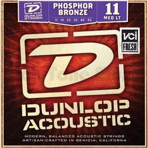 Комплект струн для акустической Dunlop DAP1152 фосф. бронза, Medium Light, 11-52