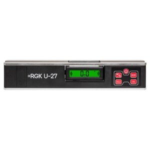 Уровень цифровой RGK U-27 775038, 0-360°, дисплей, Автоматическая калибровка