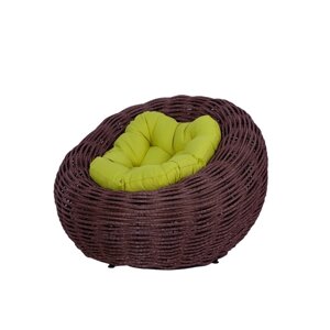 Кресло плетеное Nest, цвет коричневый