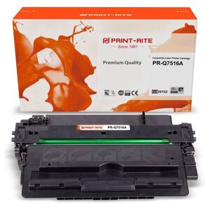 Картридж лазерный Print-Rite PR-Q7516A TFH415BPU1J черный (12000стр.) для HP LJ 5200/5200N/ 107413