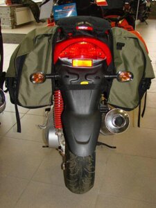 Сумка вьючная на скутер (с рюкзаком), материал: оксфорд