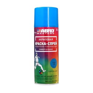 Краска-спрей ABRO MASTERS, 400 мл, синяя SP-035-AM