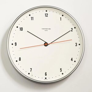 Часы настенные круглые "Классика", белый обод, 30х30 см