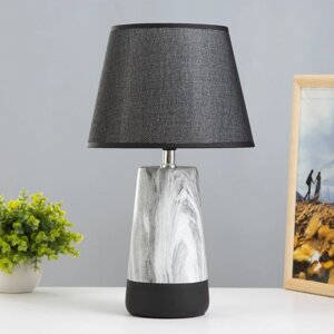 Настольная лампа "Адриен" E14 40Вт серый-черный 23х23х40 см