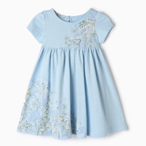 Платье для девочки, цвет голубой, рост 86 см