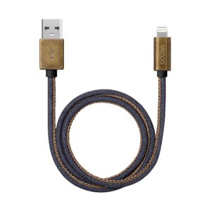 Кабель Deppa (72275) USB - 8-pin MFI, синий, 1,2 м, джинсовый