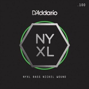 Отдельная струна для бас-гитары D'Addario NYXLB100T NYXL Tapered никелированная, 100