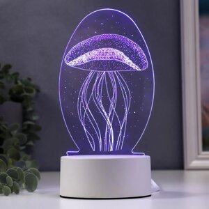 Светильник "Медуза" LED RGB от сети 9,5х10х21,5 см