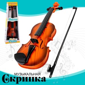 Игрушка музыкальная "Скрипка. Маэстро", цвет коричневый