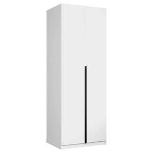 Шкаф 2-х дверный "Локер", 8005302200 мм, со штангой, цвет белый снег