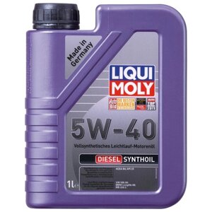 Масло моторное Liqui Moly Diesel Synthoil 5W-40 CF B4, 1 л