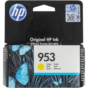 Картридж струйный HP 953 F6U14AE желтый для HP OJP 8710/8715/8720/8730/8210/8725 (700стр.)