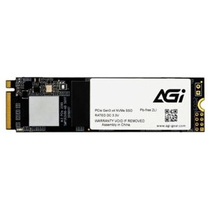 Накопитель SSD AGi PCIe 3.0 x4 256GB AGI256G16AI198 AI198 M. 2 2280