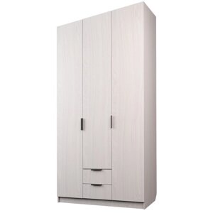 Шкаф 3-х дверный "Экон", 12005202300 мм, 2 ящика, цвет ясень анкор светлый