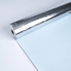 Панель ПВХ самоклеящаяся в рулоне светло-голубая, 2,8м, 50см, толщ2мм