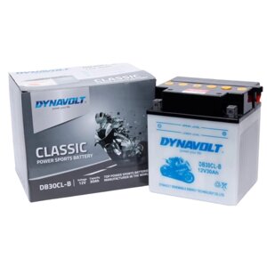 Аккумулятор Dynavolt DB30CL-B, 12V, DRY, обратная, 300 A, 168 х 132 х 192