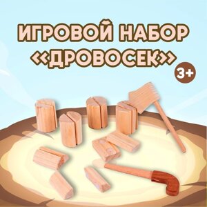 Игровой набор на липучке "Дровосек" 31x27x7 см