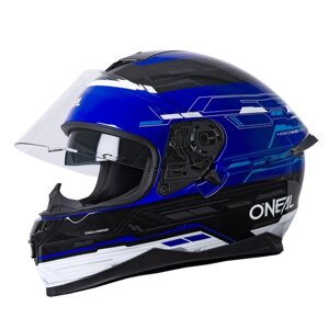 Шлем интеграл O'NEAL Challenger Matrix, глянец, синий/черный, XL