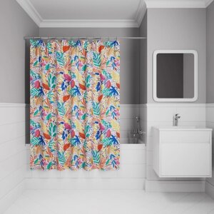 Штора для ванной комнаты IDDIS BF04P18i11, 200х180 см, полиэстер, разноцветный