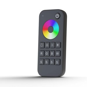 Пульт для светодиодной ленты RGB/RGBW 1 зона, RF 2.4G, чёрный