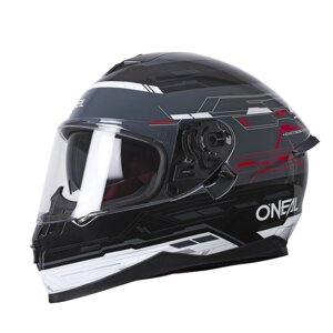 Шлем интеграл O'NEAL Challenger Matrix, глянец, красный/черный, L