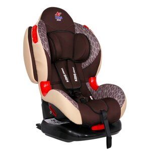 Удерживающее устройство для детей Kids Planet Atlas Isofix, группа I/II, соты, шоколадный