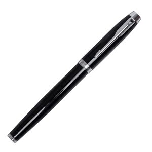 Ручка перьевая Parker IM Core F321 Black CT F, корпус из нержавеющей стали (1931644)