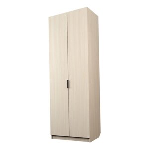 Шкаф 2-х дверный "Экон", 8005202300 мм, штанга и полки, цвет дуб молочный