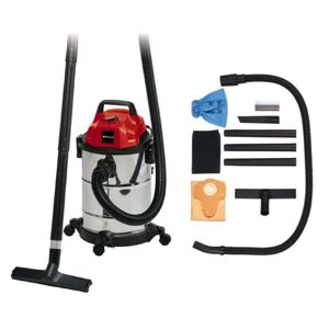 Пылесос строительный Einhell TC-VC 1820 S, 1250 Вт, нерж сталь 20 л, 1.5 м , d=36 мм