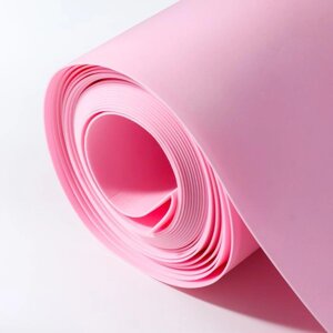 Изолон для творчества розовая пудра 2 мм, рулон 0,75х10 м