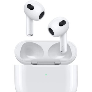 Гарнитура вкладыши Apple AirPods 3 A2565/A2564/A2897 Lightning белый беспроводные bluetooth в ушной