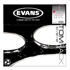 Пластик для том барабана Evans ETP-G1CLR-R G1 Clear Rock (10", 12", 16")